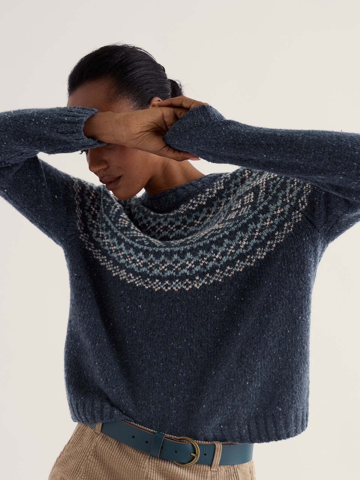 Seasalt Port Kinnis Jumper Merino - Shingle Bay Maritime Mix