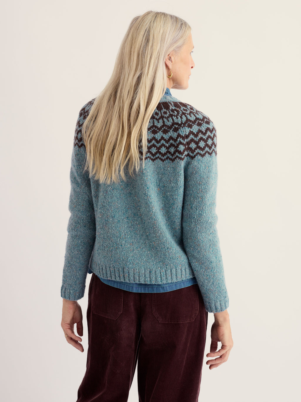 Seasalt Port Kinnis Cardigan - Wag Tail Lichen Seedbed