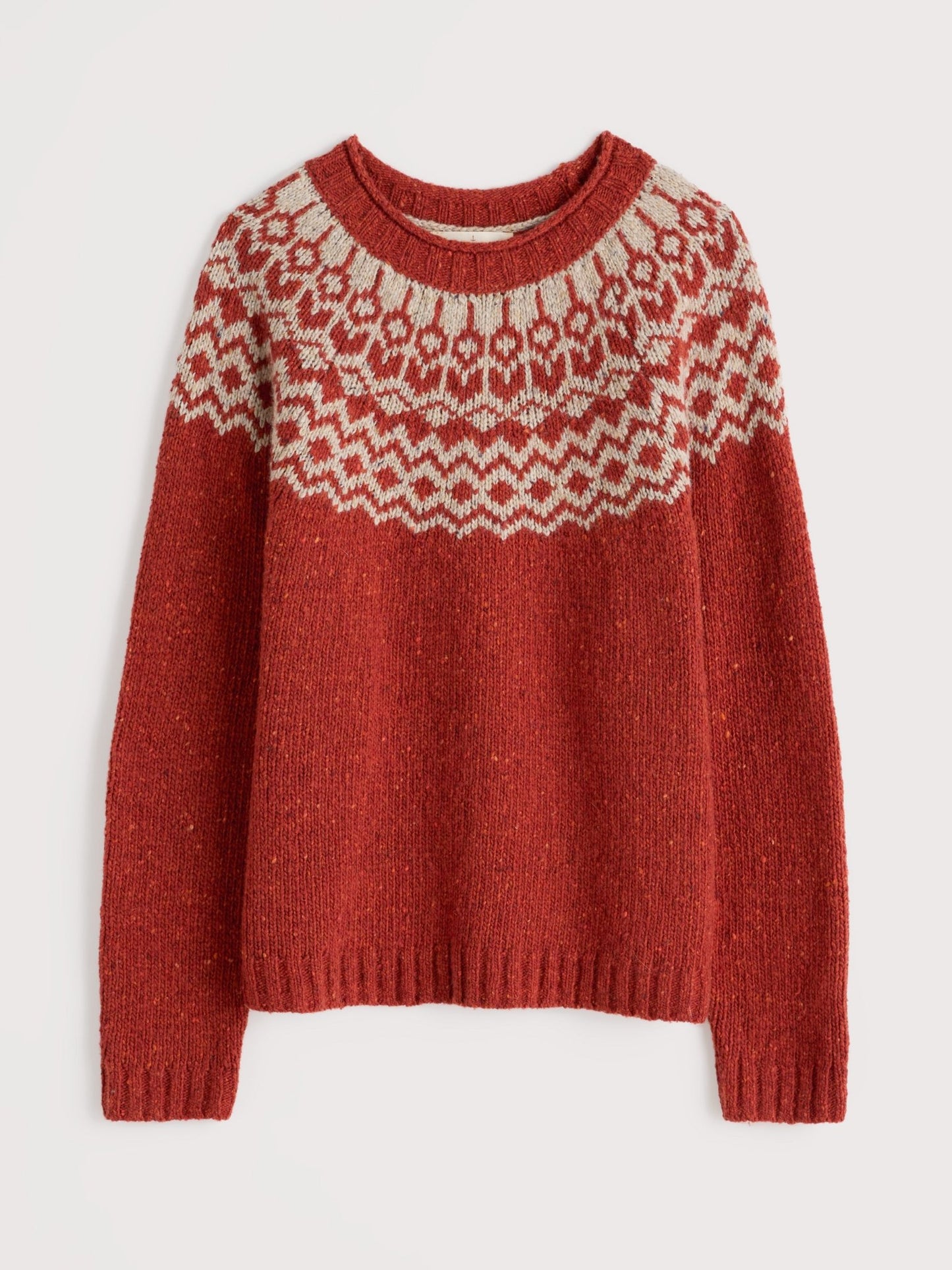 picture of Seasalt Port Kinnis Merino Jumper - Wagtail Red Sail Birch Mix - Number Two - womens - fashion - clothing - Seasalt 5