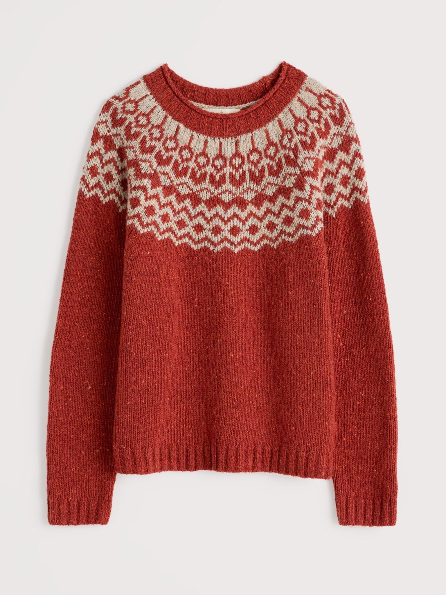 picture of Seasalt Port Kinnis Merino Jumper - Wagtail Red Sail Birch Mix - Number Two - womens - fashion - clothing - Seasalt 5