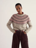 Seasalt Port Kinnis Jumper Merino - Dark Rose Mix