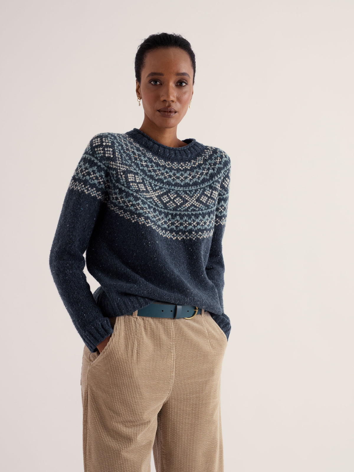 Seasalt Port Kinnis Jumper Merino - Shingle Bay Maritime Mix