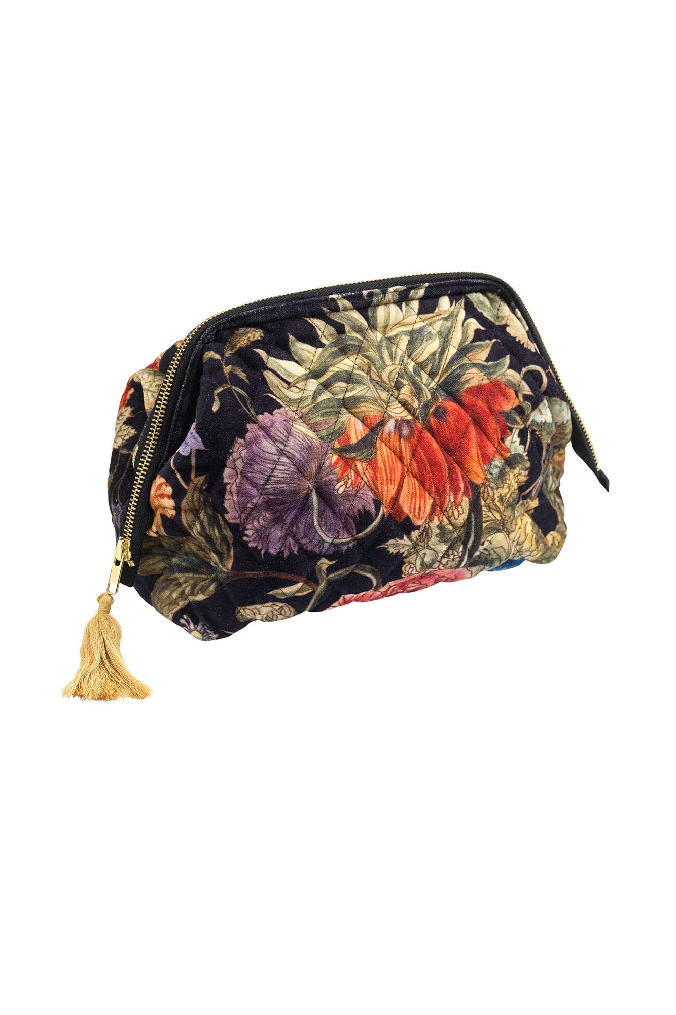 picture of One Hundred Stars Velvet Pouch - Primula Black - Number Two - womens - fashion - accessories - One Hundred Stars 2