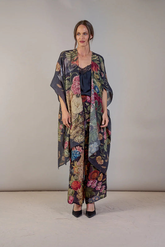 picture of One Hundred Stars Wool Throwover Primula Black - Number Two - womens - fashion - accessories - One Hundred Stars 1