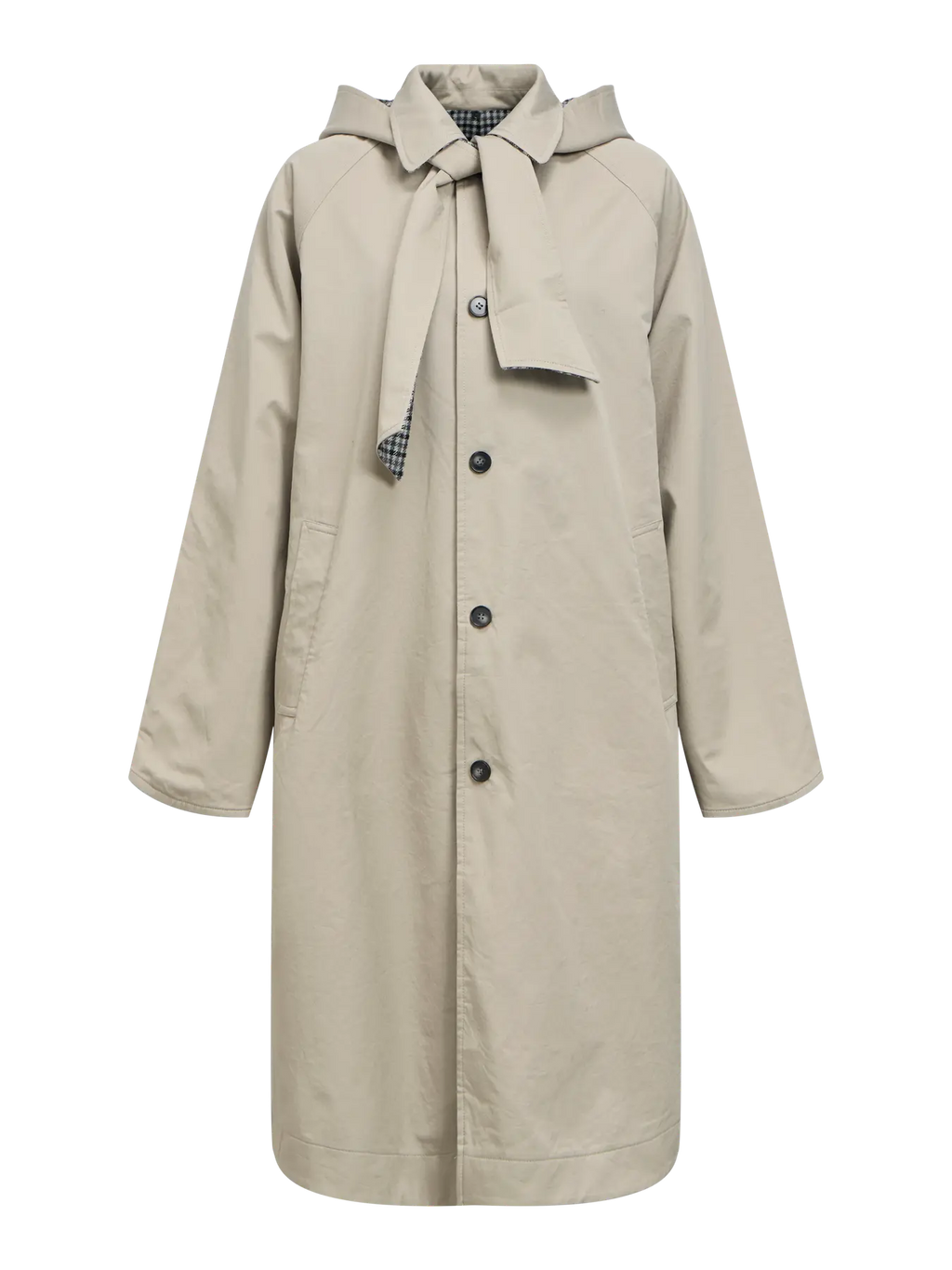 Object Holly Reversible Coat - Opal Grey