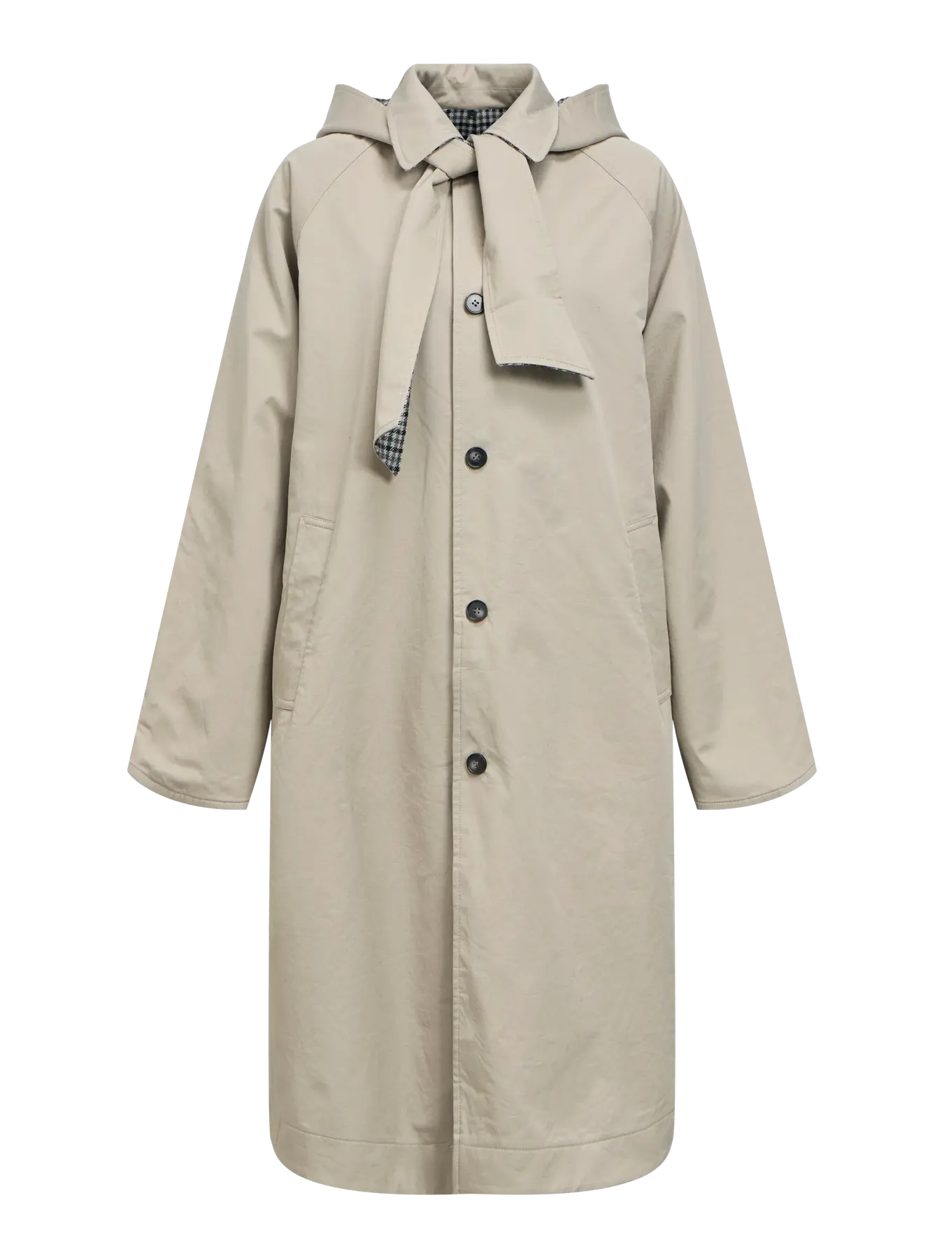 Object Holly Reversible Coat - Opal Grey