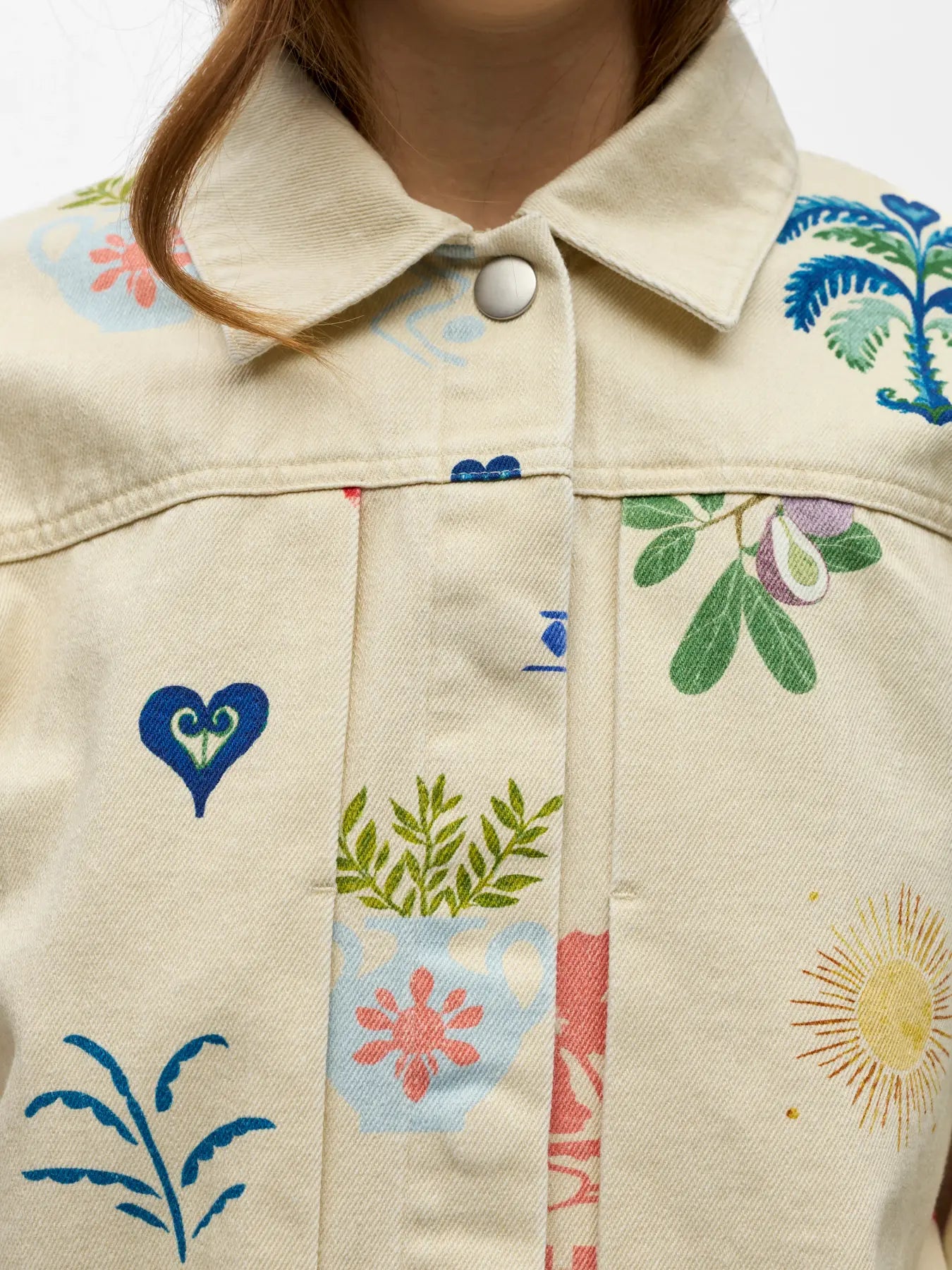 picture of Object Ally Printed Jacket - Hummus Multi - Number Two - womens - fashion - clothing - Object 5
