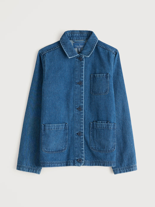 Seasalt Reading Rocks Jacket Mid Wash High Twist