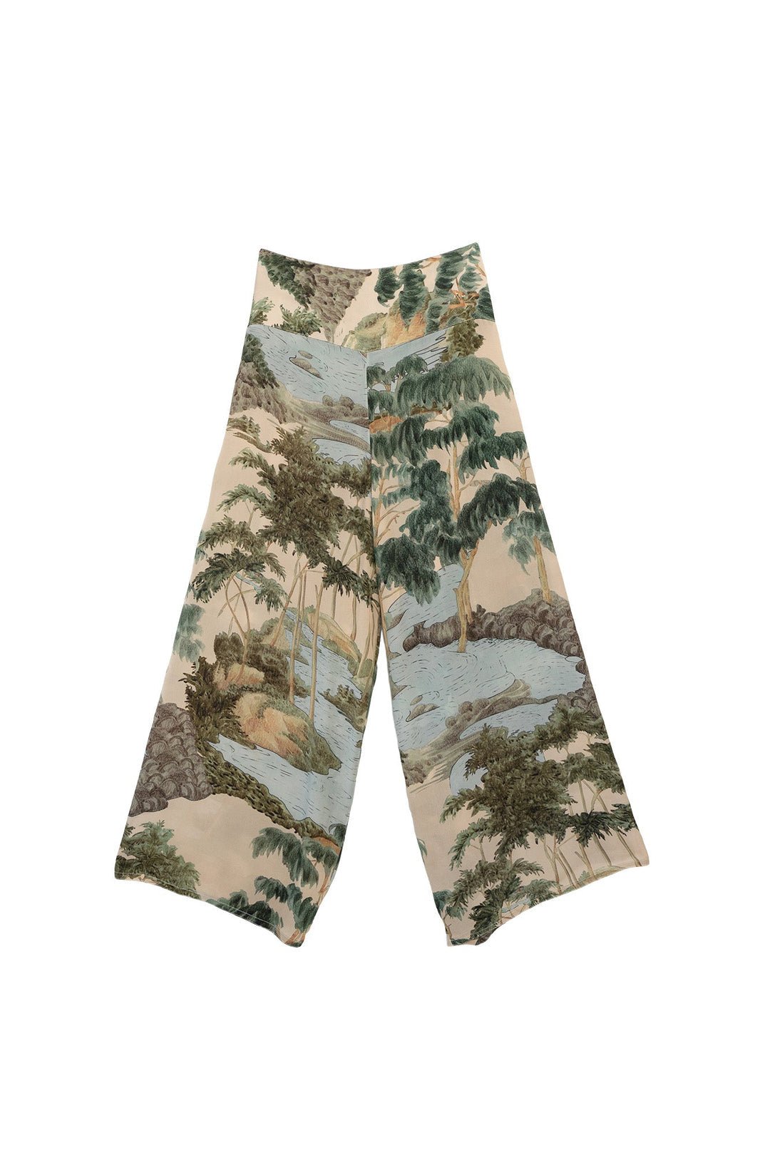 picture of One Hundred Stars Palazzo Pants Rivers & Trees Natural - Number Two - womens - fashion - clothing - One Hundred Stars 2