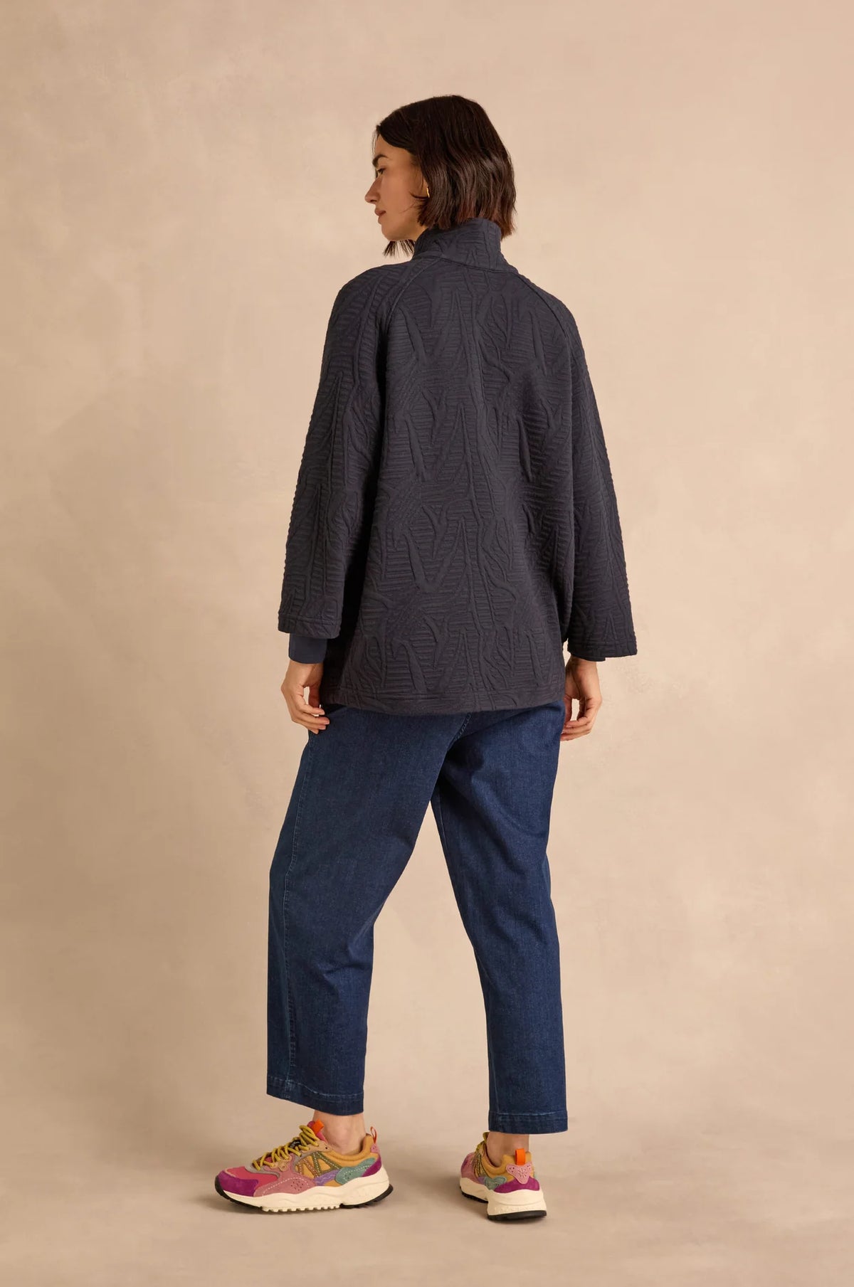 picture of Sahara Quilted Zip Through Jacket - Night Blue - Number Two - womens - fashion - clothing - Sahara 5