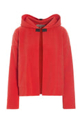 picture of Henriette Steffensen Sporty Cardigan - Tomato - Number Two - womens - fashion - clothing - Henriette Steffensen 1