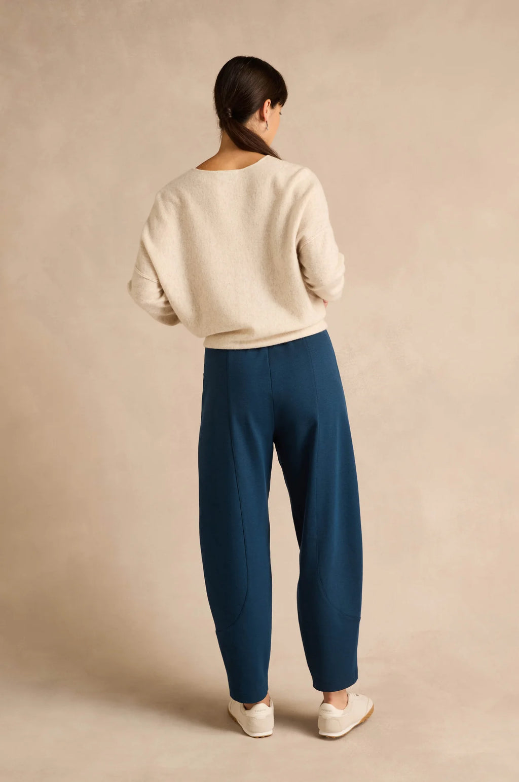 Sahara Ponte Bubble Trouser - Marine