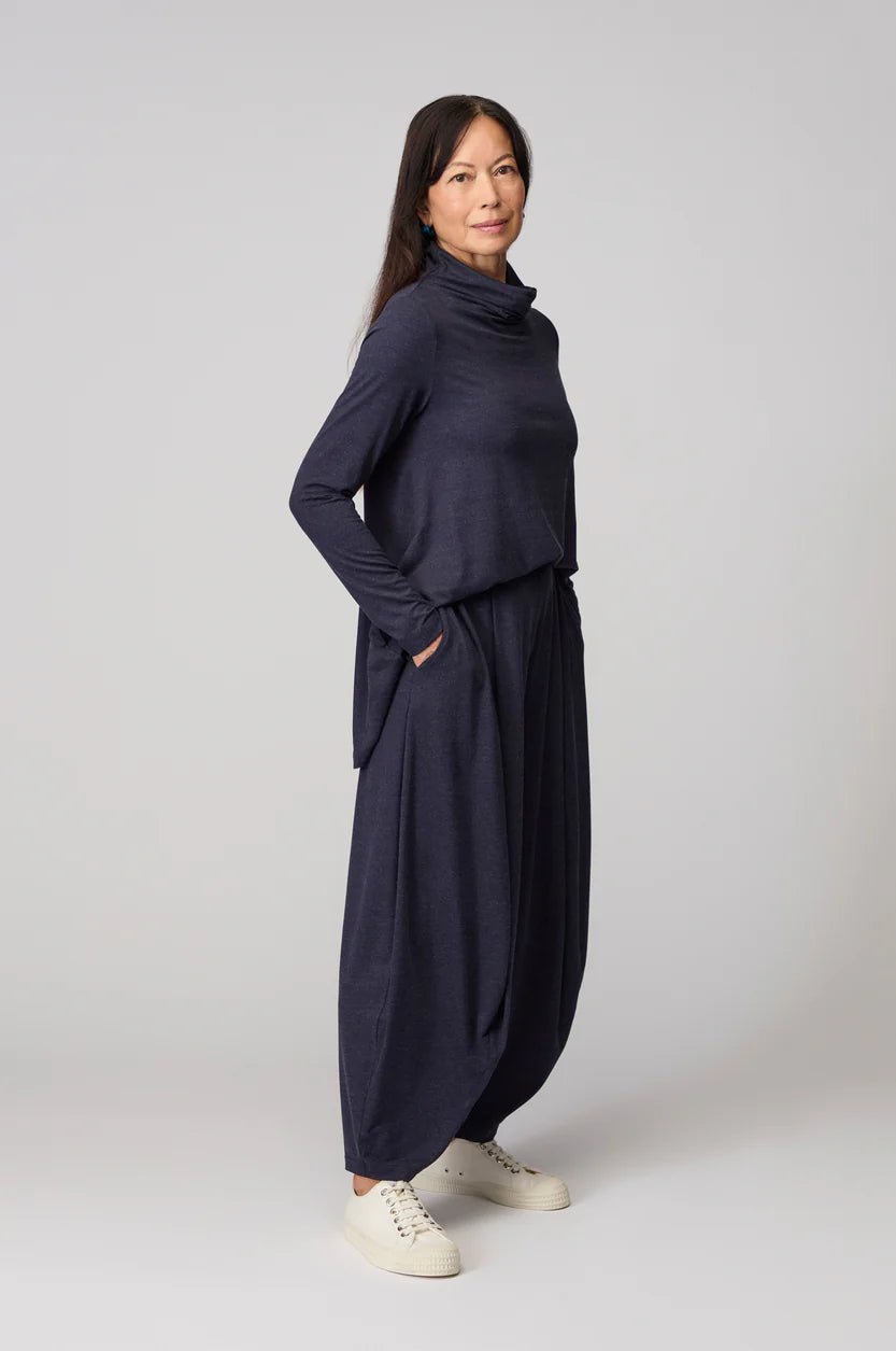picture of Sahara Soft Viscose Jersey Bubble Trouser - Night - Number Two - womens - fashion - clothing - Sahara 3