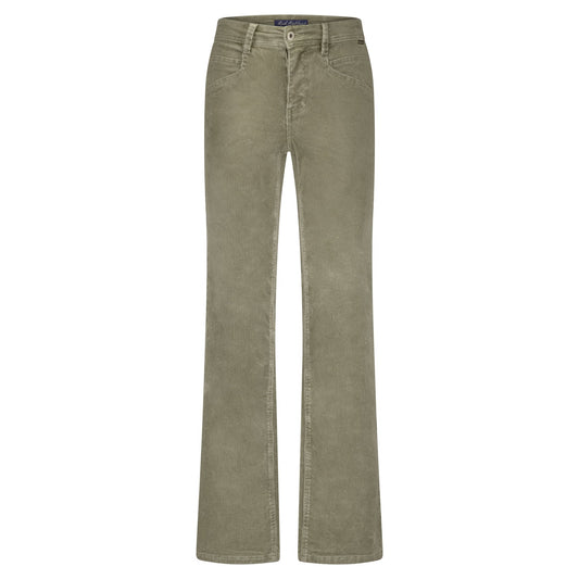 picture of Red Button Bibette Cord Trousers - Olive - Number Two - womens - fashion - clothing - Red Button 1