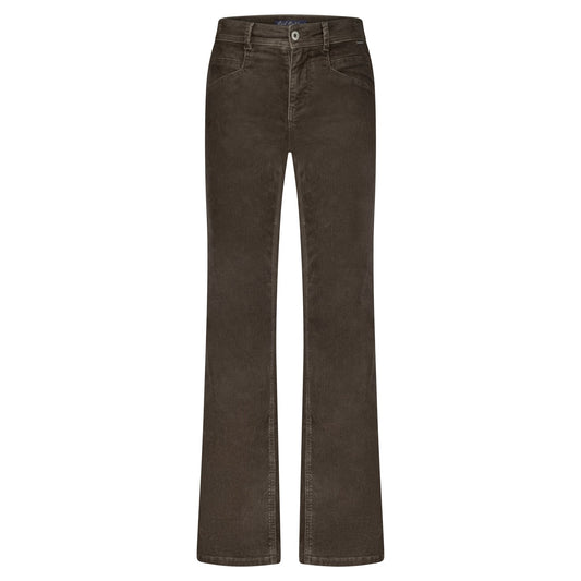 picture of Red Button Bibette Cord Trousers - Mud - Number Two - womens - fashion - clothing - Red Button 1