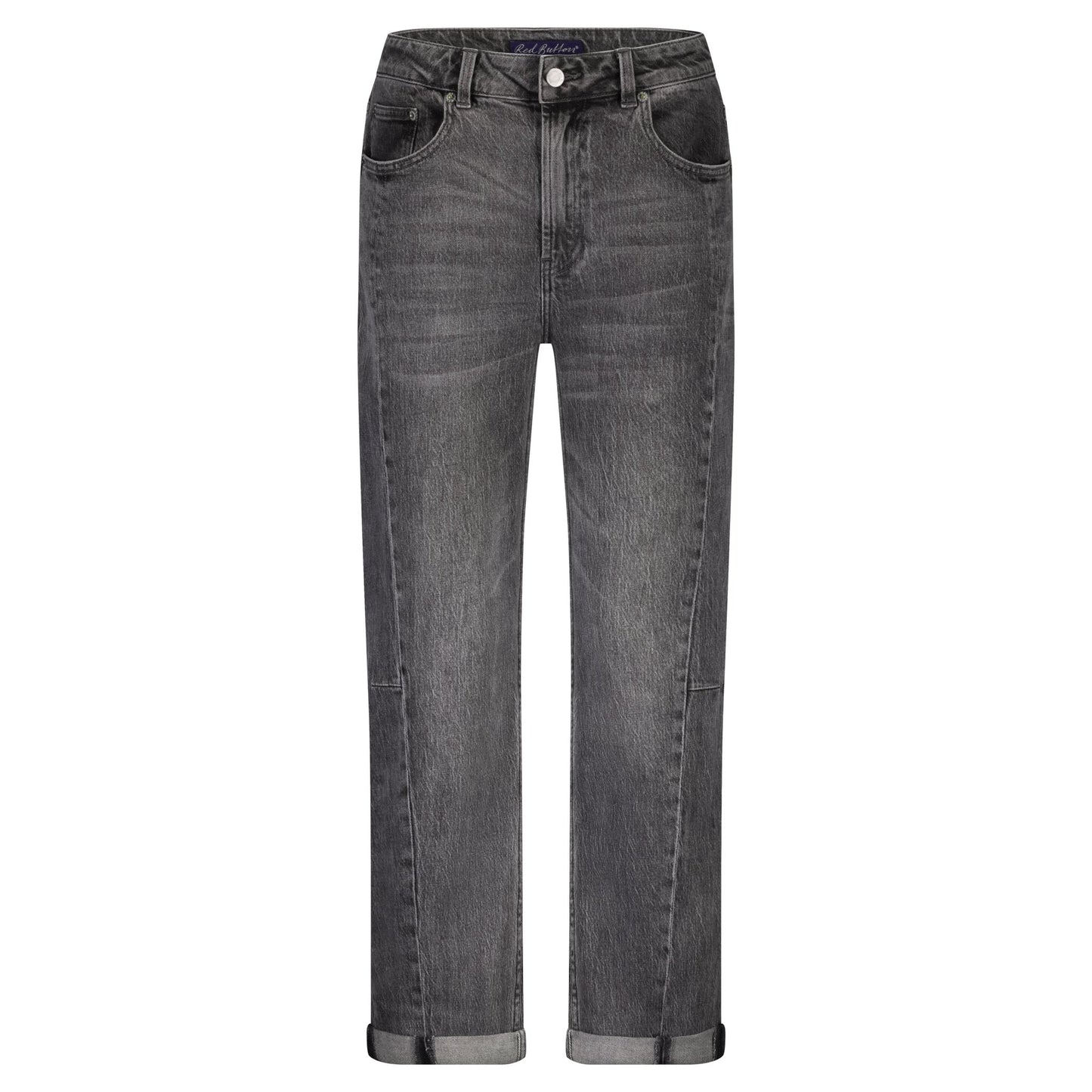 picture of Red Button Caitlin Sidepatch Jean - Grey Denim - Number Two - womens - fashion - clothing - Red Button 2