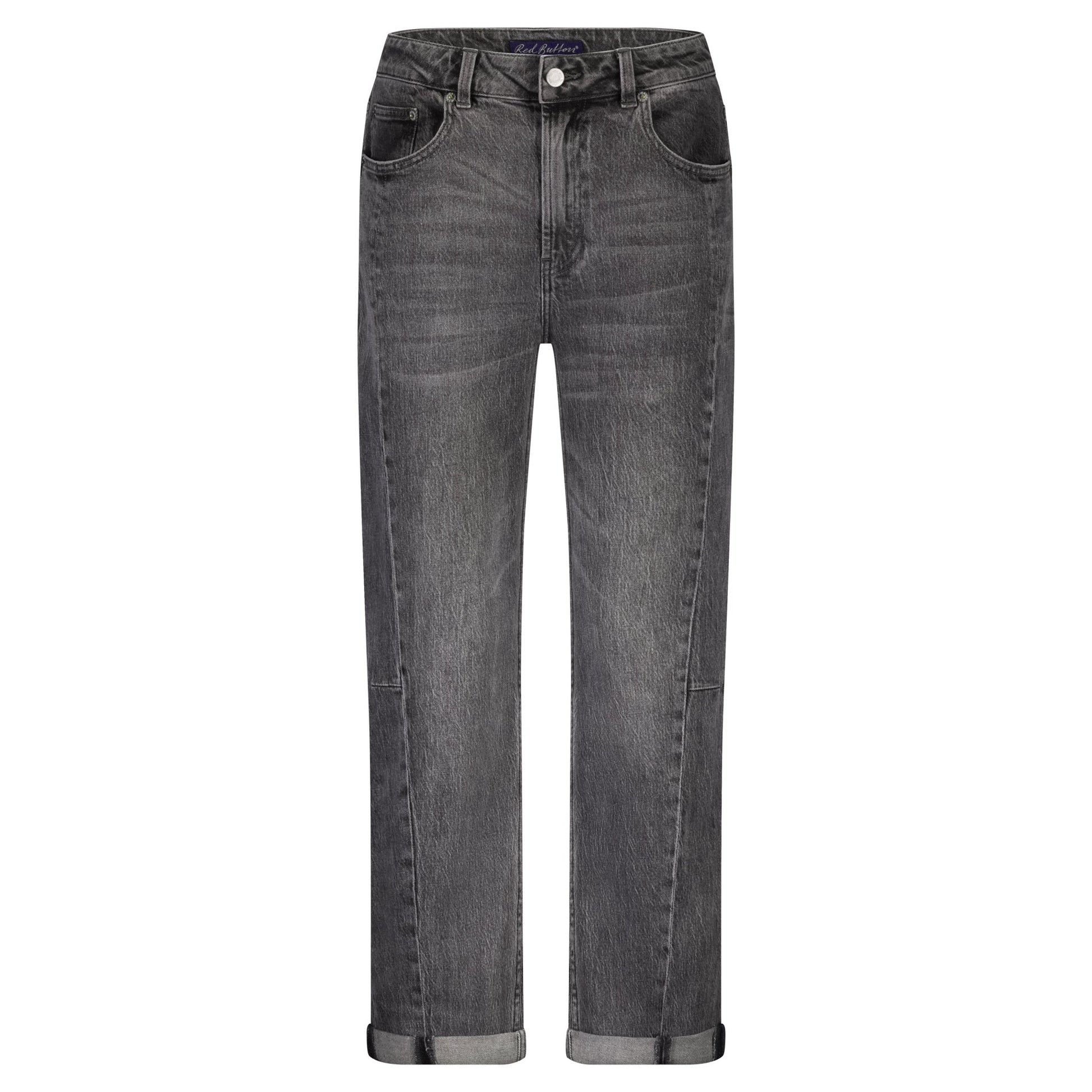 picture of Red Button Caitlin Sidepatch Jean - Grey Denim - Number Two - womens - fashion - clothing - Red Button 2