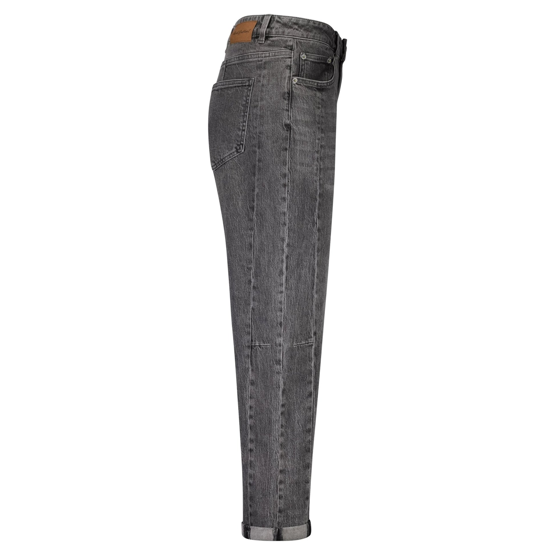 picture of Red Button Caitlin Sidepatch Jean - Grey Denim - Number Two - womens - fashion - clothing - Red Button 3