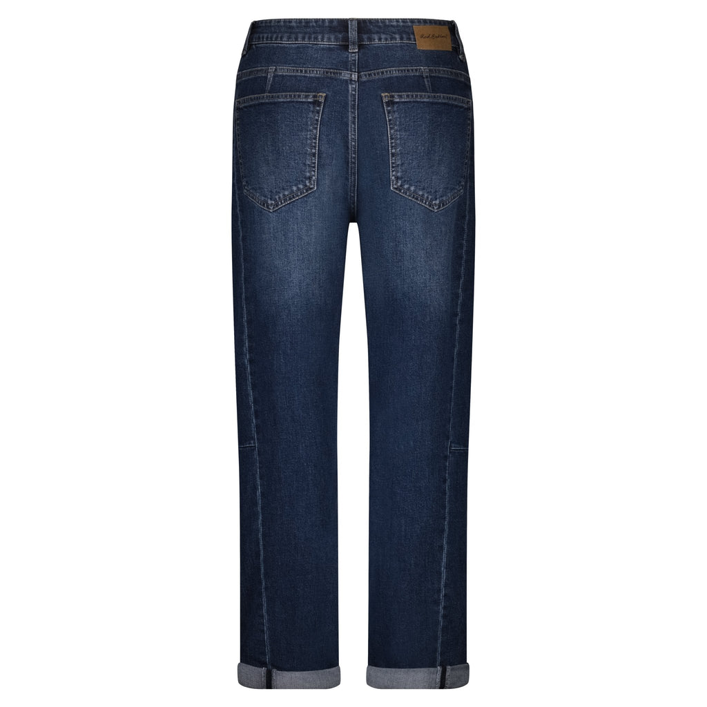 picture of Red Button Caitlin Sidepatch Jean -Dark Stone Used Denim - Number Two - womens - fashion - clothing - Red Button 3
