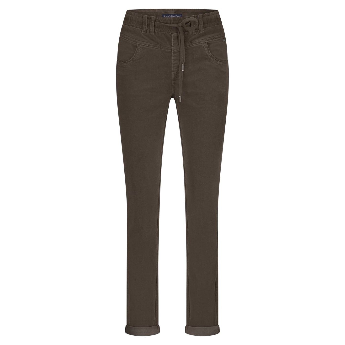 picture of Red Button Tessy Velvet Jogger - Mud - Number Two - womens - fashion - clothing - Red Button 1