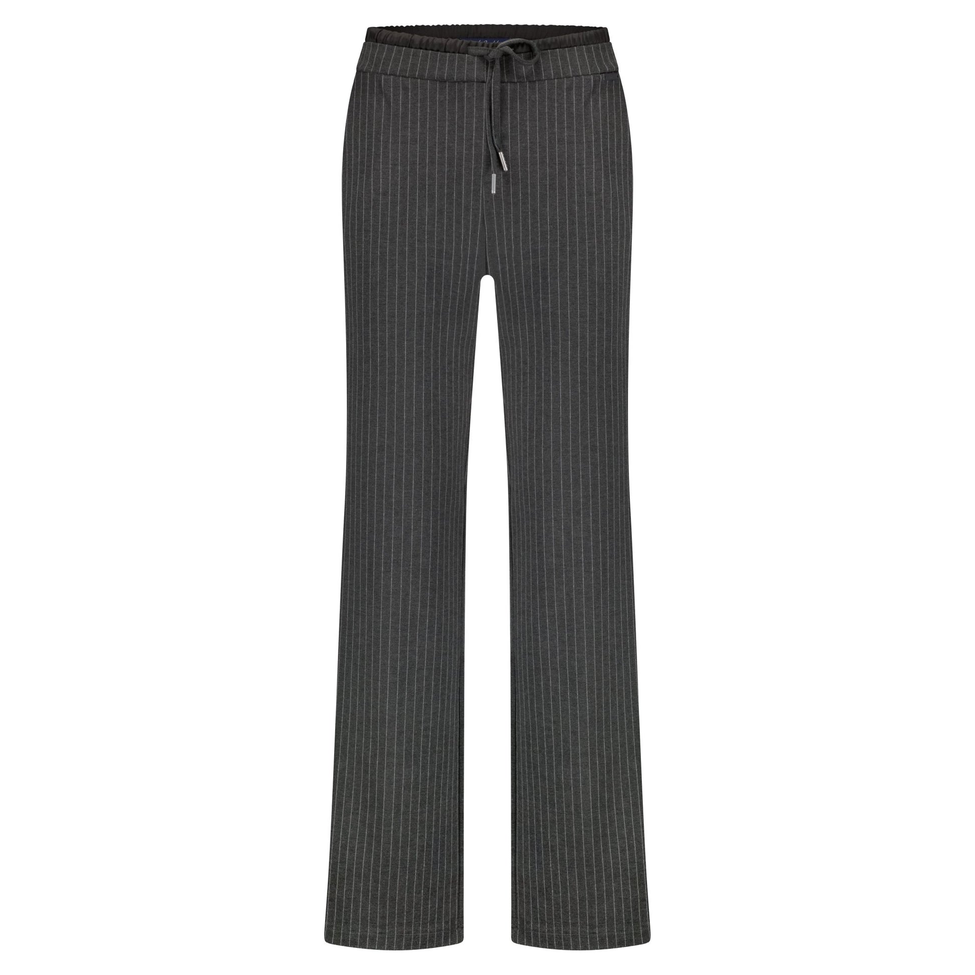 picture of Red Button Colette Punta Pinstripe Sporty Trouser - Grey Melange - Number Two - womens - fashion - clothing - Red Button 3