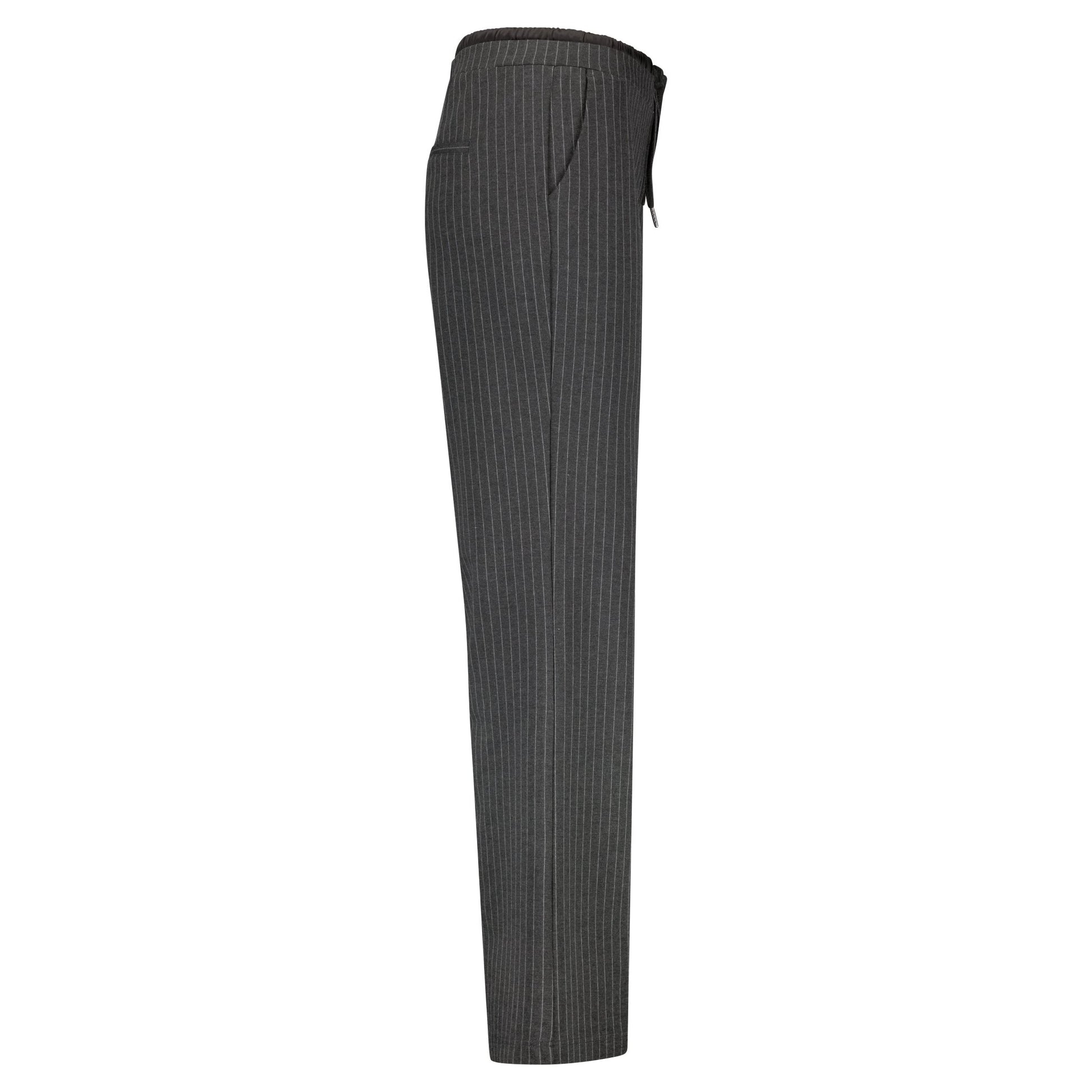 picture of Red Button Colette Punta Pinstripe Sporty Trouser - Grey Melange - Number Two - womens - fashion - clothing - Red Button 4