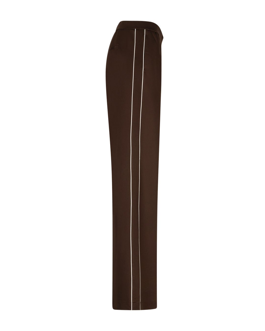 Red Button Colette Punta Piping Trouser - Dark Brown