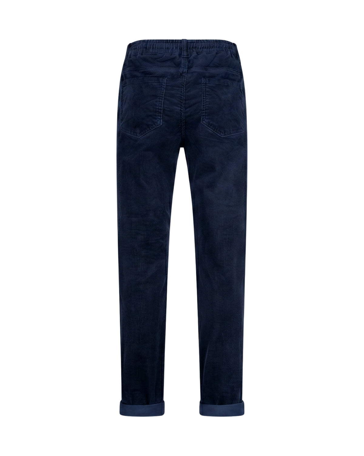 Red Button Tessy Cord Trouser - Navy