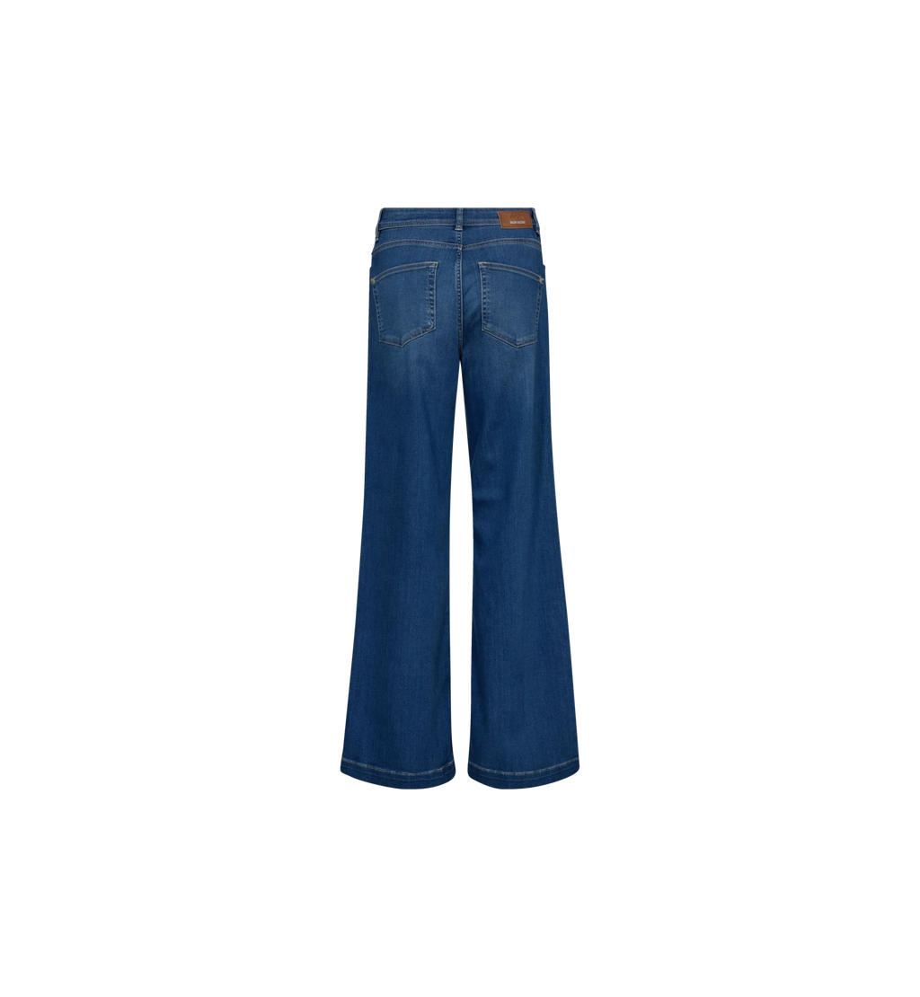 picture of Mos Mosh Dara Deluxe Jeans - Mid Blue Denim - Number Two - womens - fashion - clothing - Mos Mosh 4