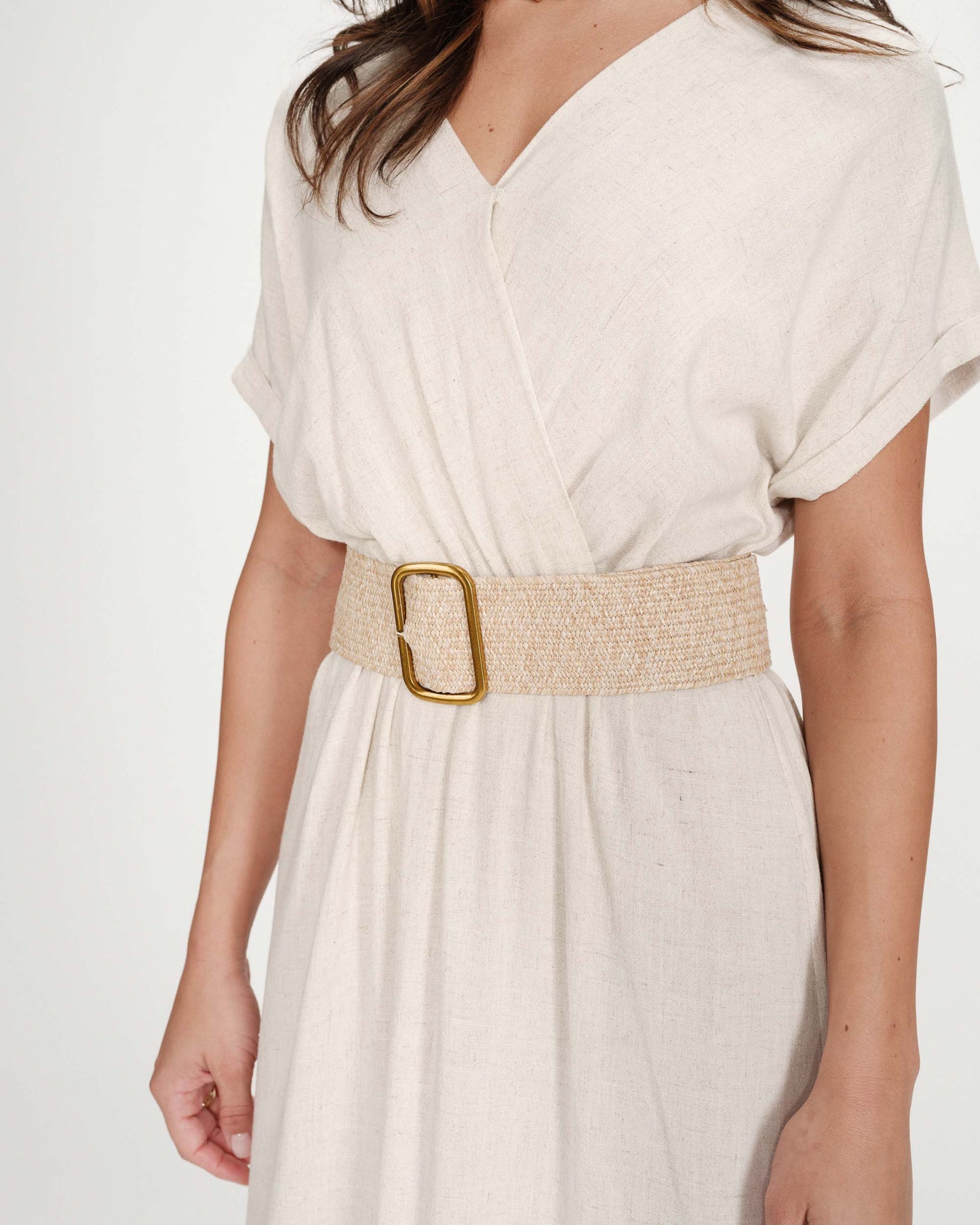 picture of Grace & Mila POPCORN Belt - Ecru - Number Two - womens - fashion - accessories - Grace & Mila 2