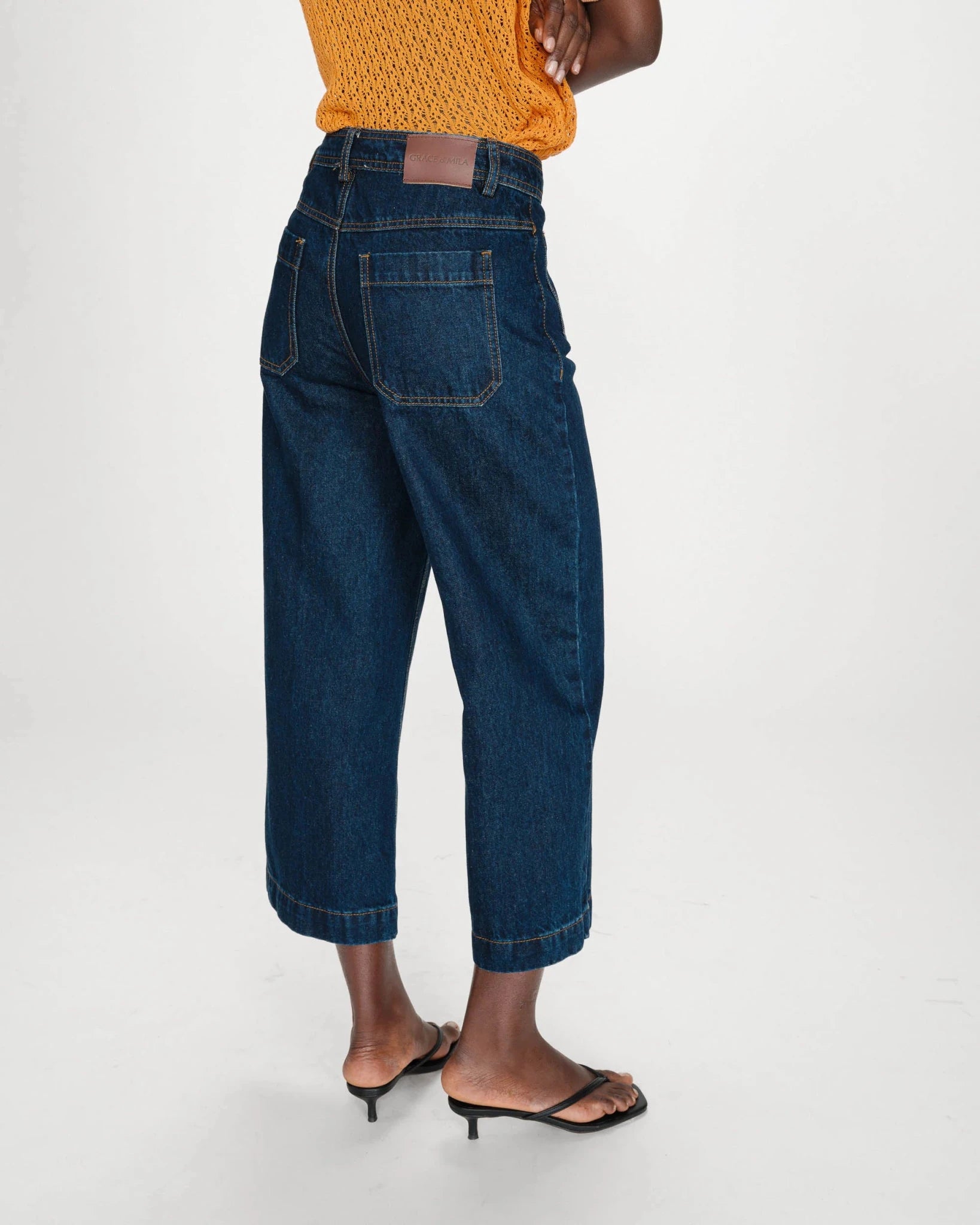 picture of Grace & Mila Joe Jean - Dark Blue Denim - Number Two - womens - fashion - clothing - Grace & Mila 6