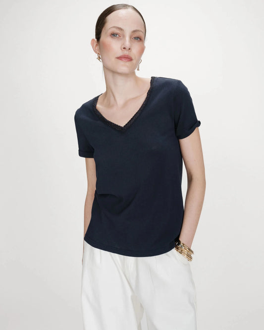 picture of Grace & Mila Vasco T-Shirt - Marine - Number Two - womens - fashion - clothing - Grace & Mila 1