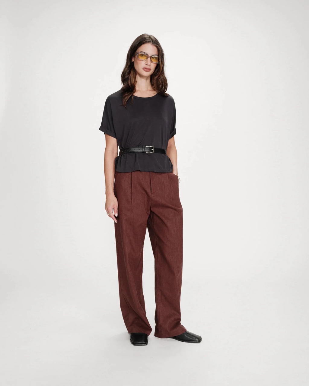picture of Grace & Mila Parma T-Shirt - Carbon - Number Two - womens - fashion - clothing - Grace & Mila 5