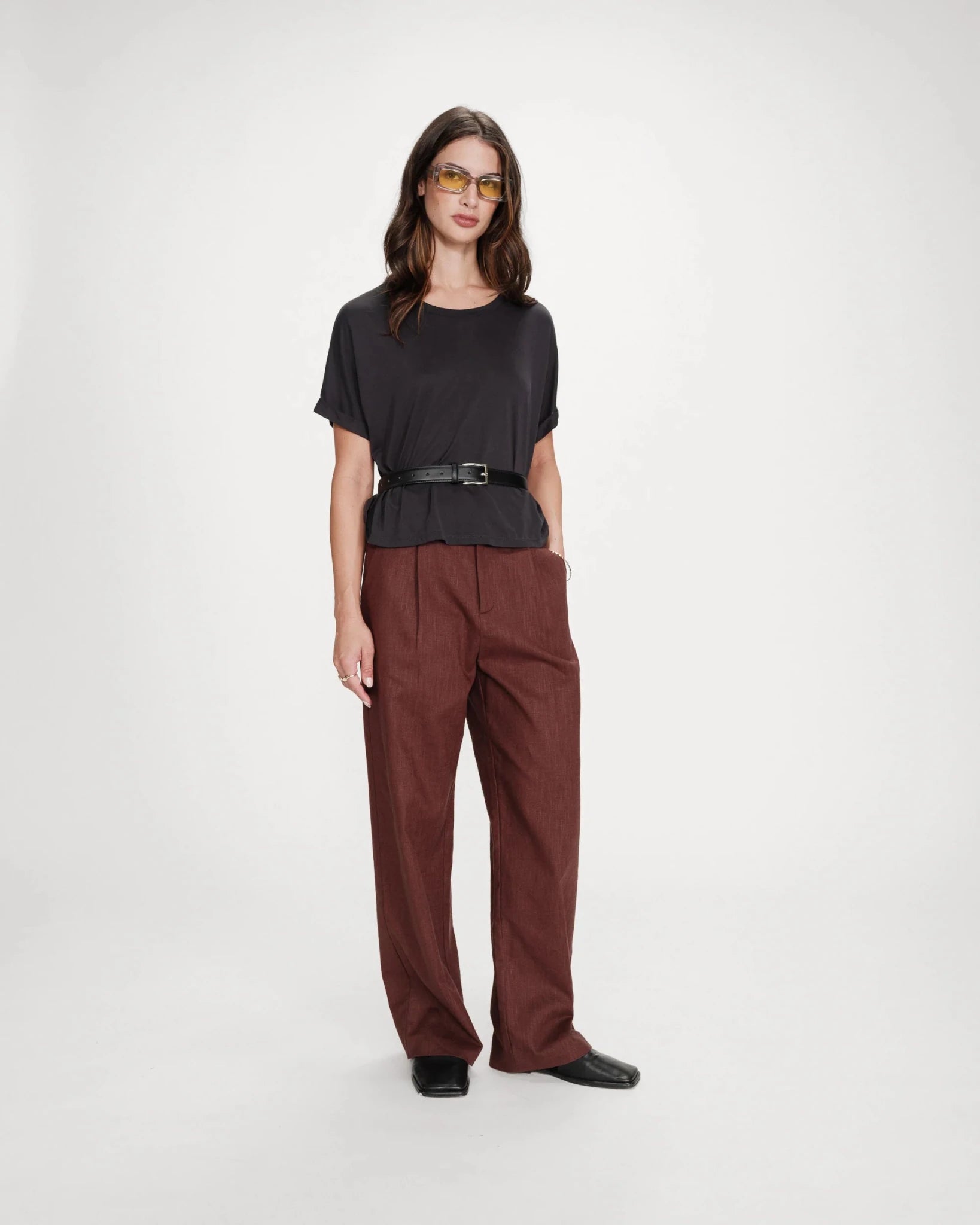 picture of Grace & Mila Parma T-Shirt - Carbon - Number Two - womens - fashion - clothing - Grace & Mila 5