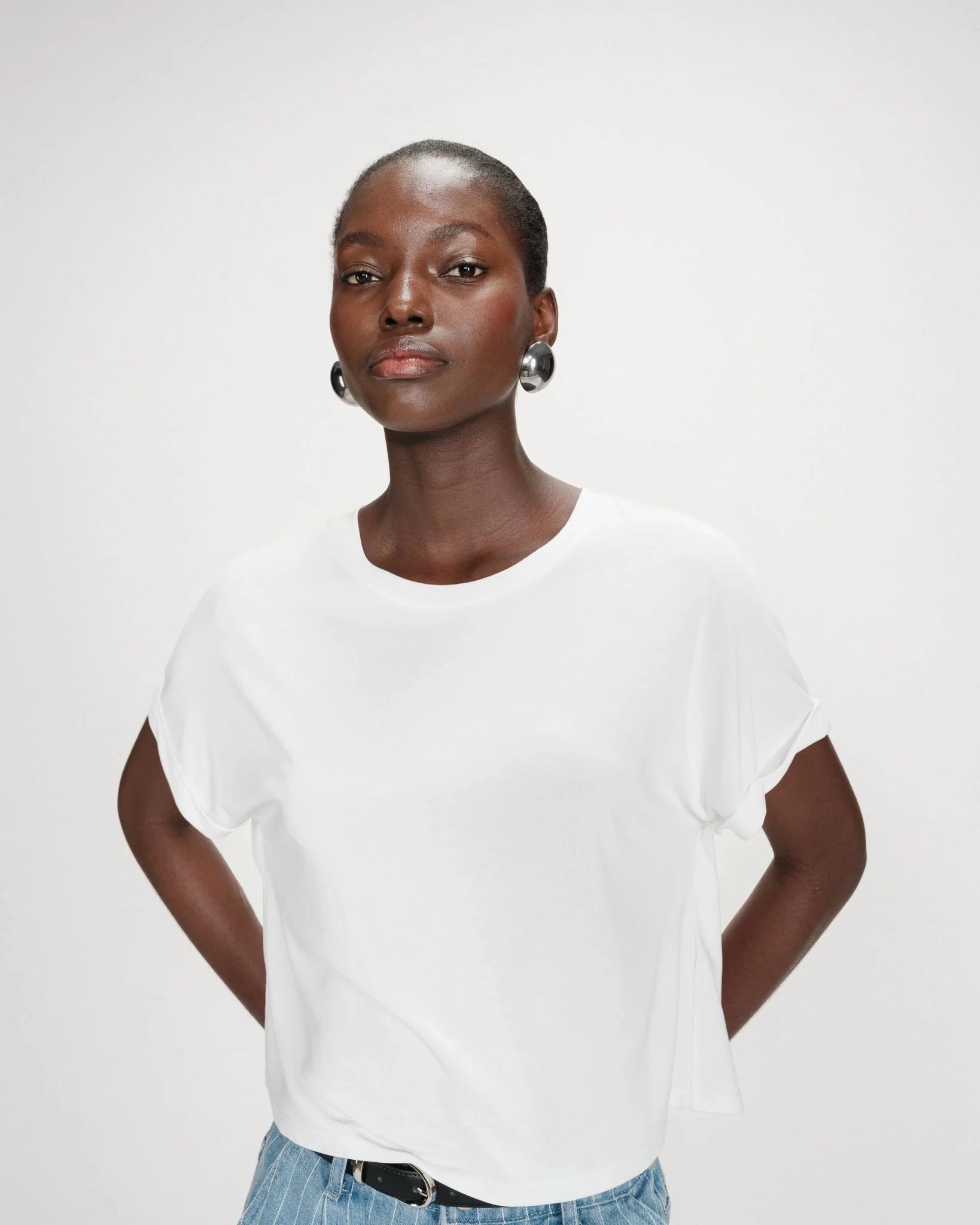 picture of Grace & Mila Parma T-Shirt - Ivory - Number Two - womens - fashion - clothing - Grace & Mila 2