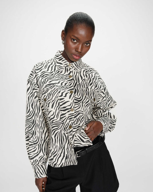 picture of Grace & Mila Vana Jacket - Zebra - Number Two - womens - fashion - clothing - Grace & Mila 1