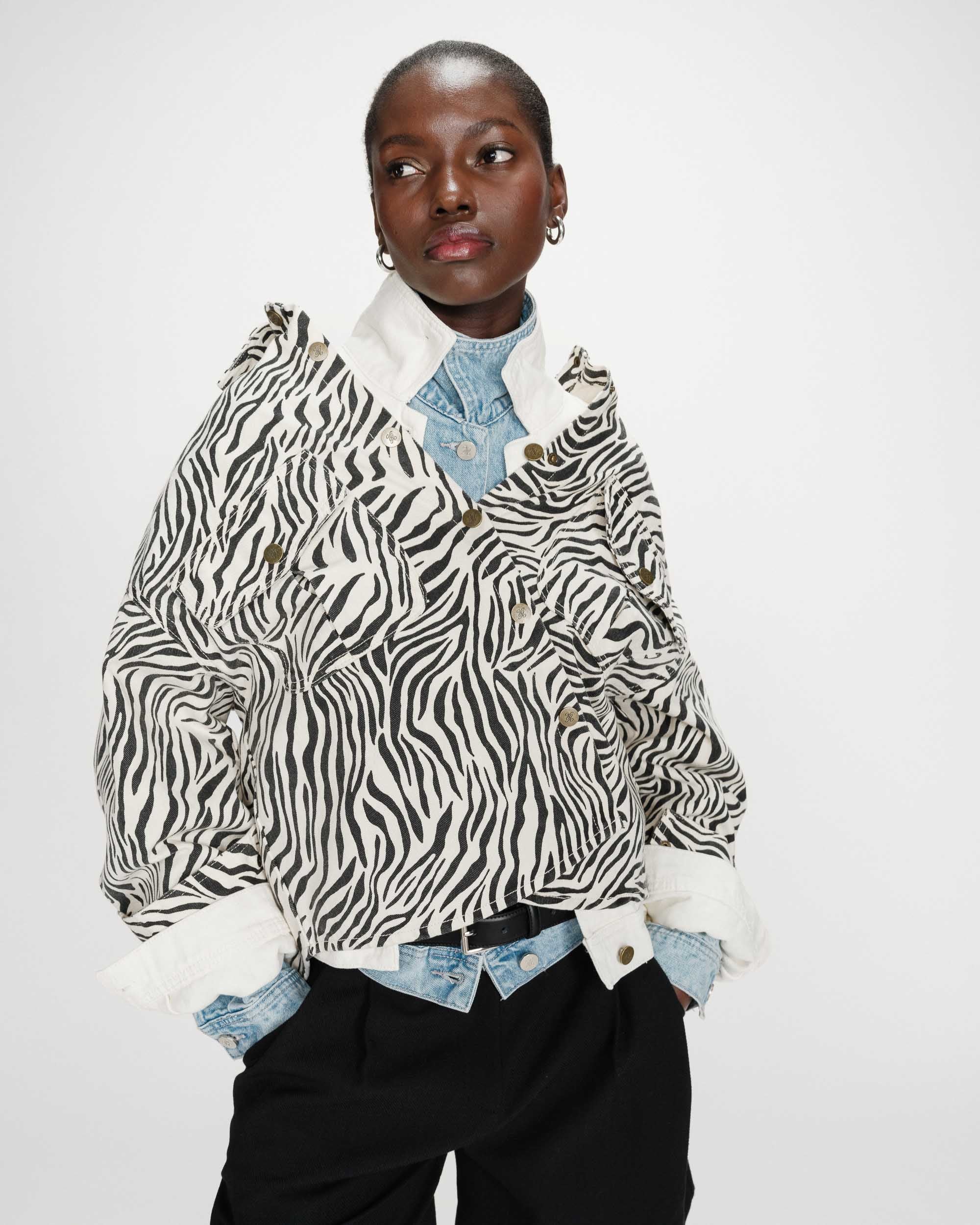 picture of Grace & Mila Vana Jacket - Zebra - Number Two - womens - fashion - clothing - Grace & Mila 7