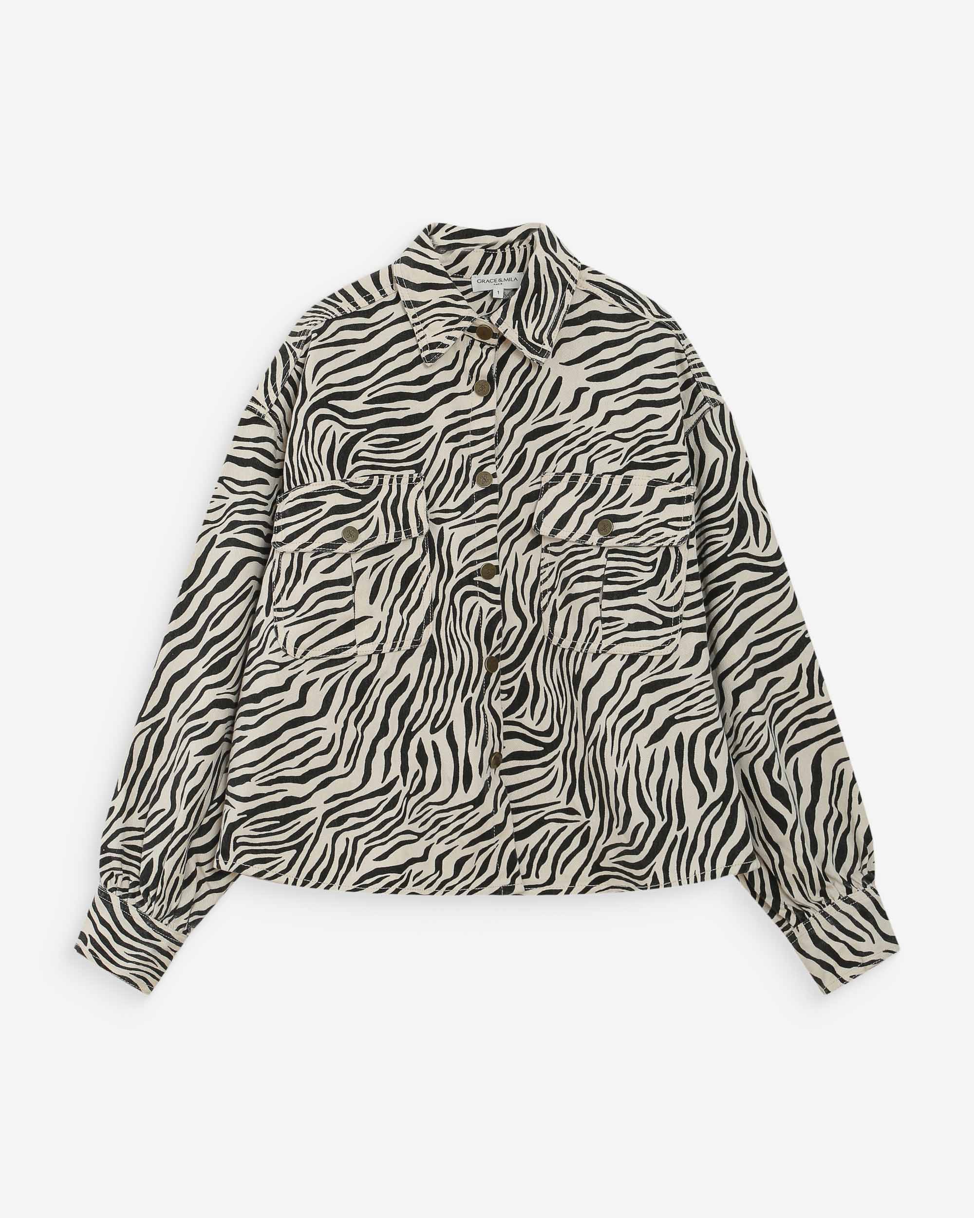 picture of Grace & Mila Vana Jacket - Zebra - Number Two - womens - fashion - clothing - Grace & Mila 8