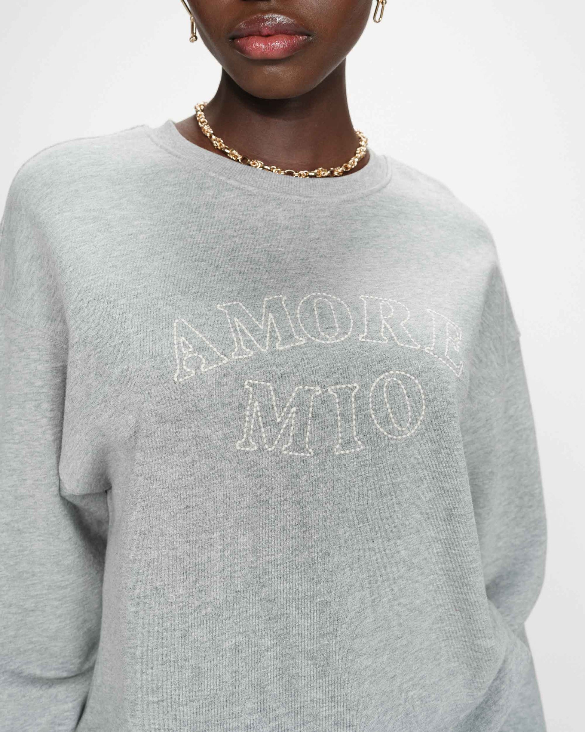 picture of Grace & Mila Valino Pacifico Sweatshirt - Gris - Number Two - womens - fashion - clothing - Grace & Mila 2