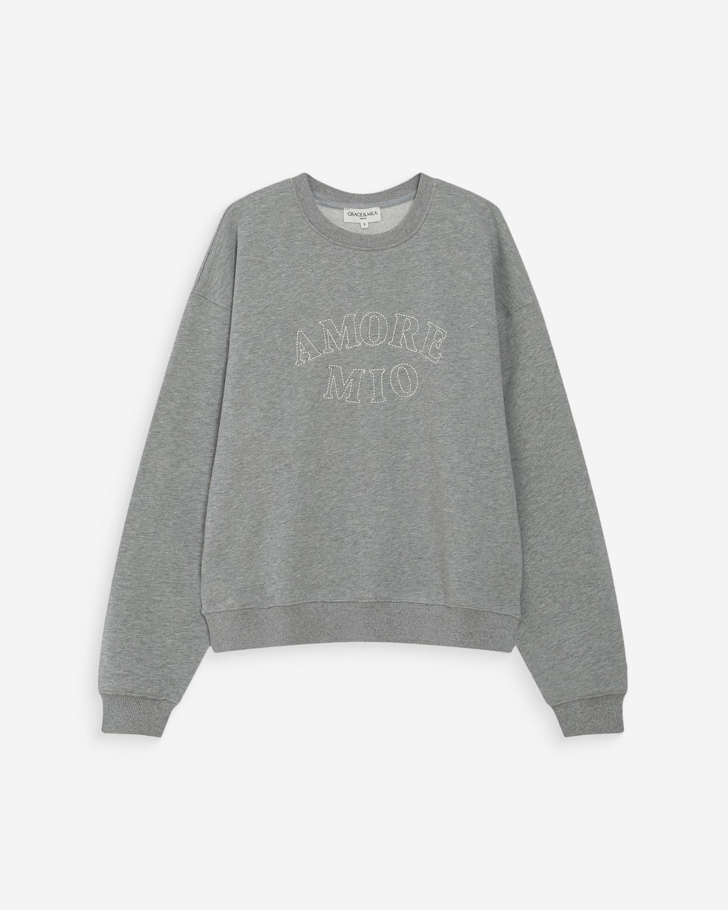 picture of Grace & Mila Valino Pacifico Sweatshirt - Gris - Number Two - womens - fashion - clothing - Grace & Mila 6