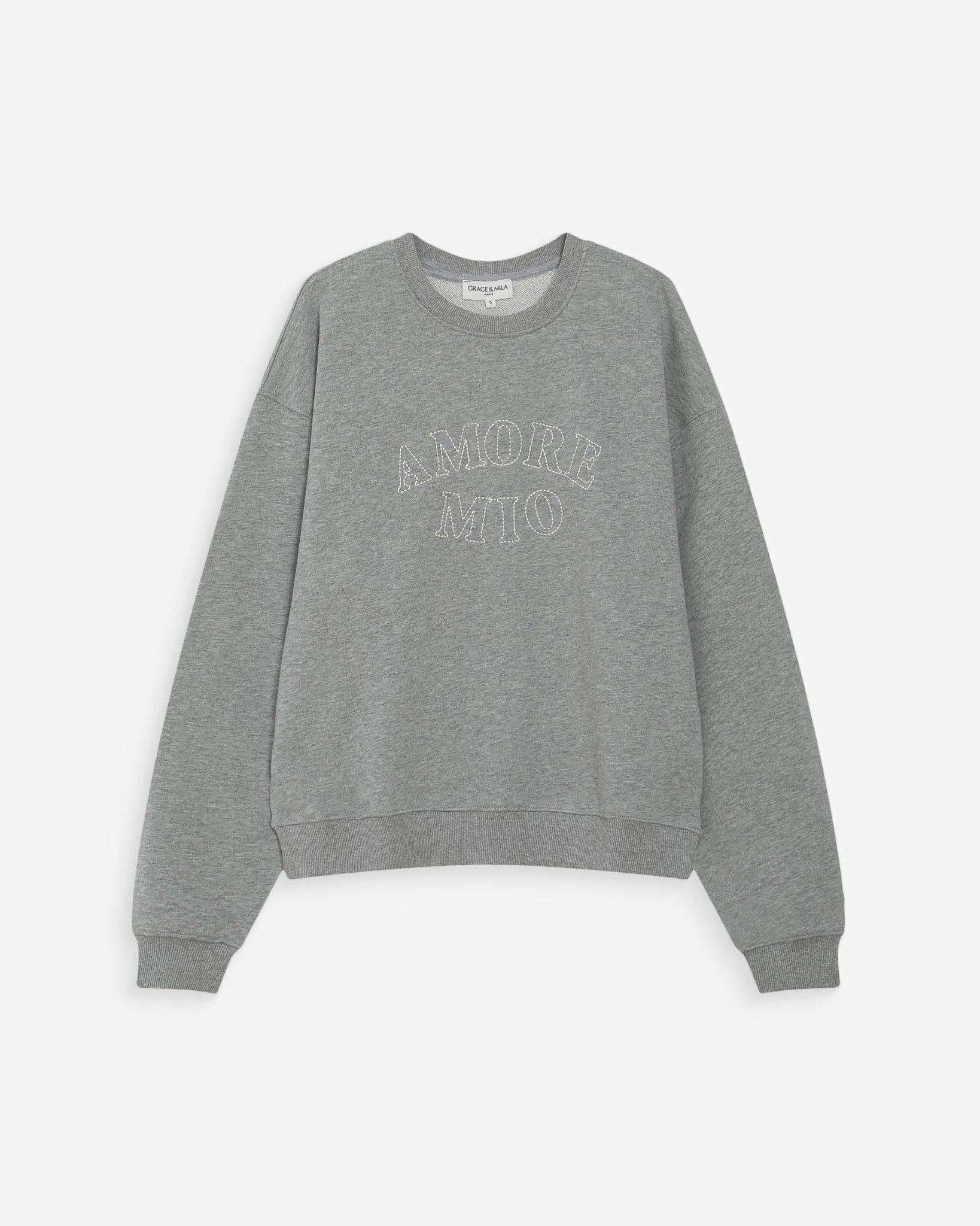 picture of Grace & Mila Valino Pacifico Sweatshirt - Gris - Number Two - womens - fashion - clothing - Grace & Mila 6