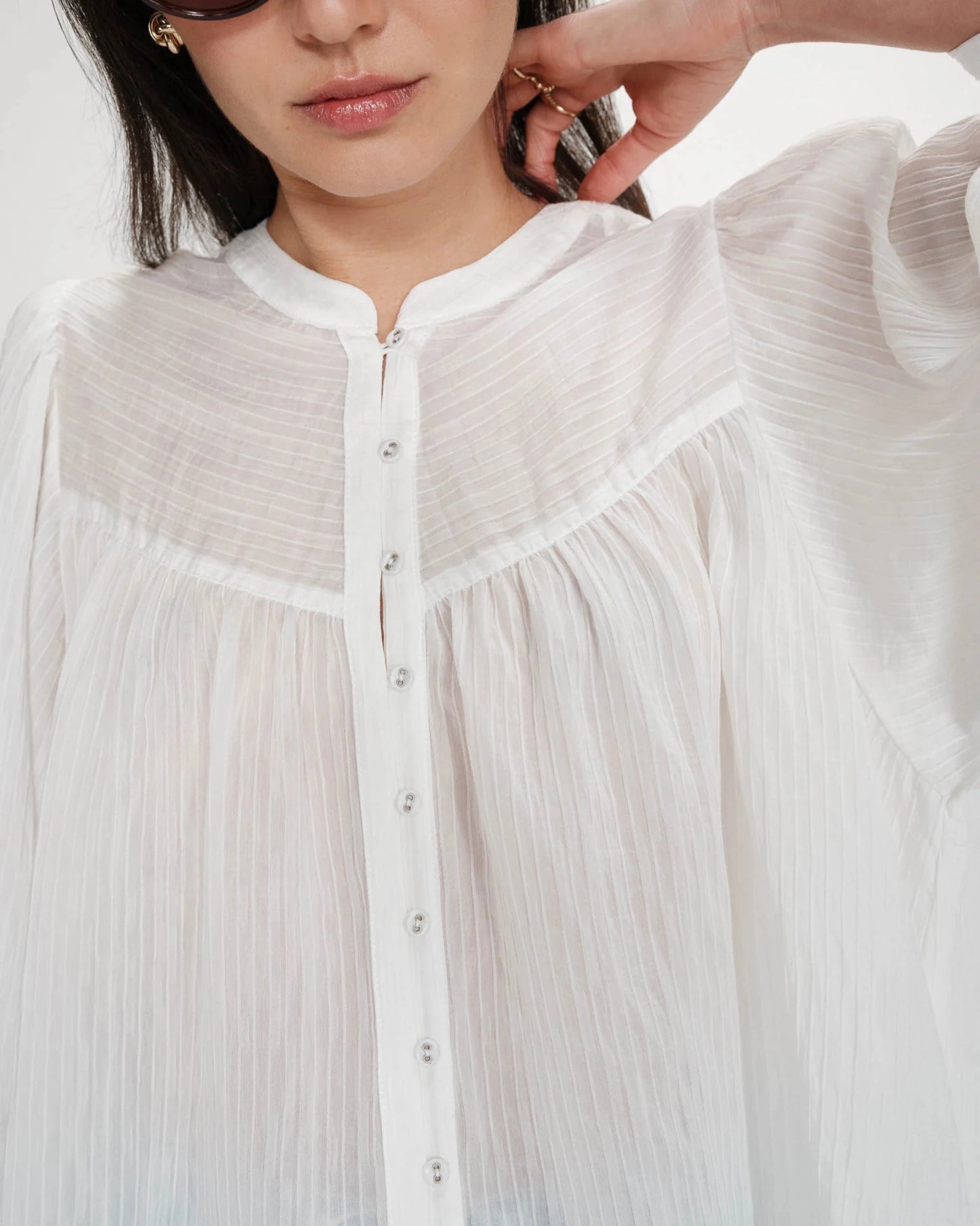 picture of Grace & Mila Vanille Blouse - Ivory - Number Two - womens - fashion - clothing - Grace & Mila 2