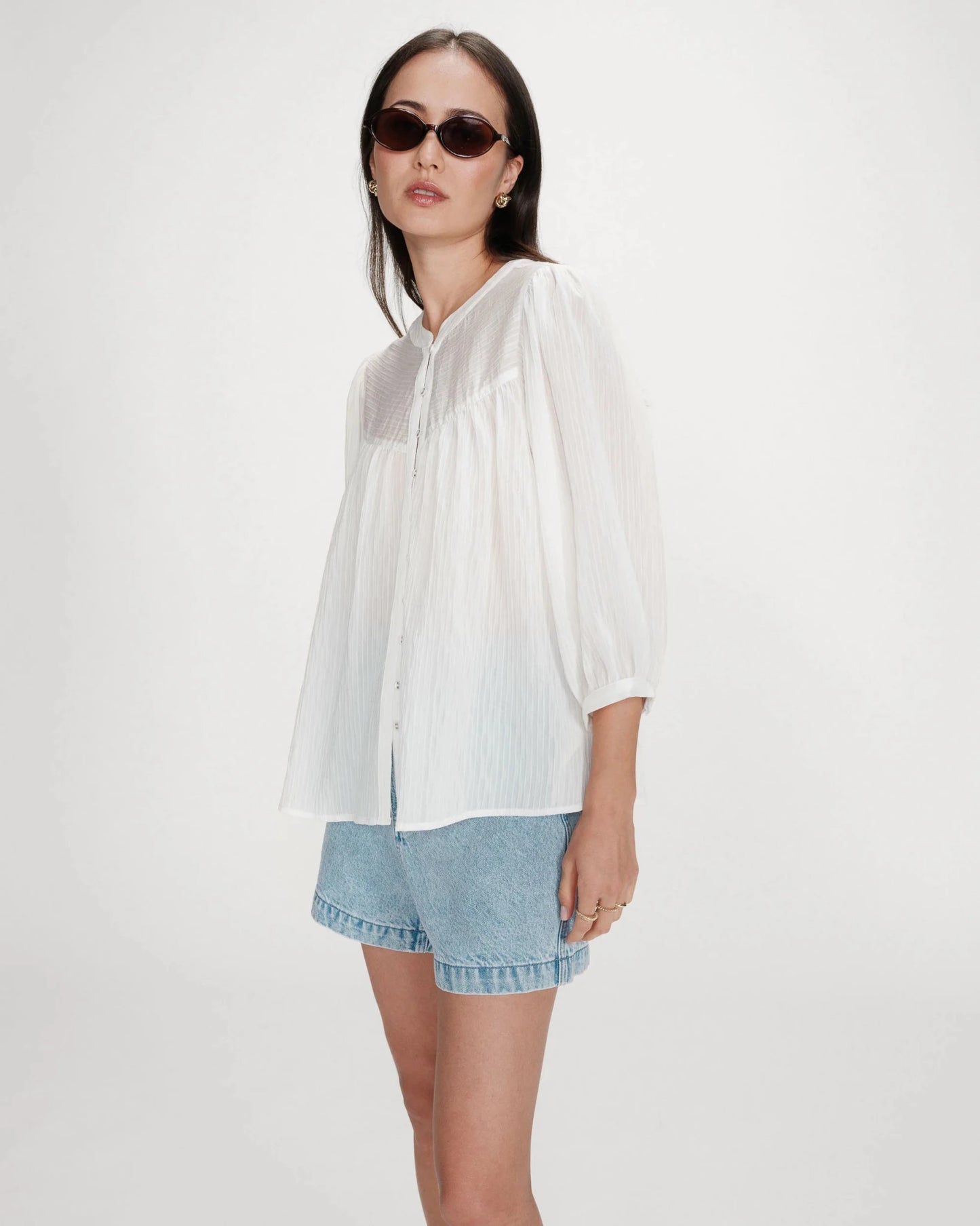 picture of Grace & Mila Vanille Blouse - Ivory - Number Two - womens - fashion - clothing - Grace & Mila 3