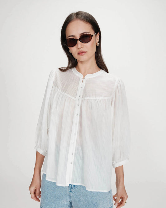 picture of Grace & Mila Vanille Blouse - Ivory - Number Two - womens - fashion - clothing - Grace & Mila 1