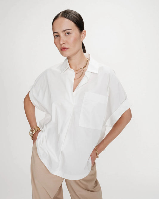 picture of Grace & Mila Versigny Shirt - Ivory - Number Two - womens - fashion - clothing - Grace & Mila 1