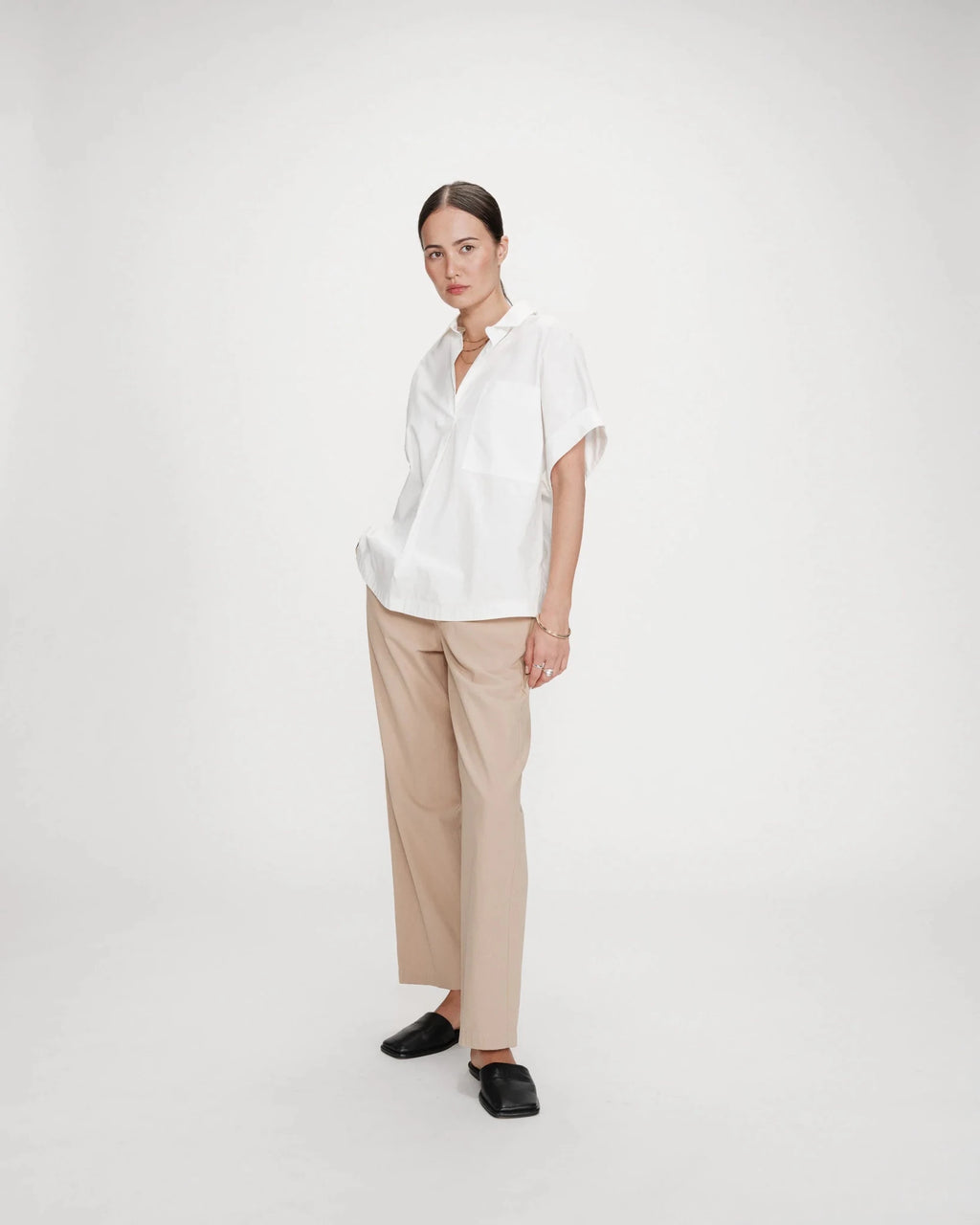 picture of Grace & Mila Versigny Shirt - Ivory - Number Two - womens - fashion - clothing - Grace & Mila 3