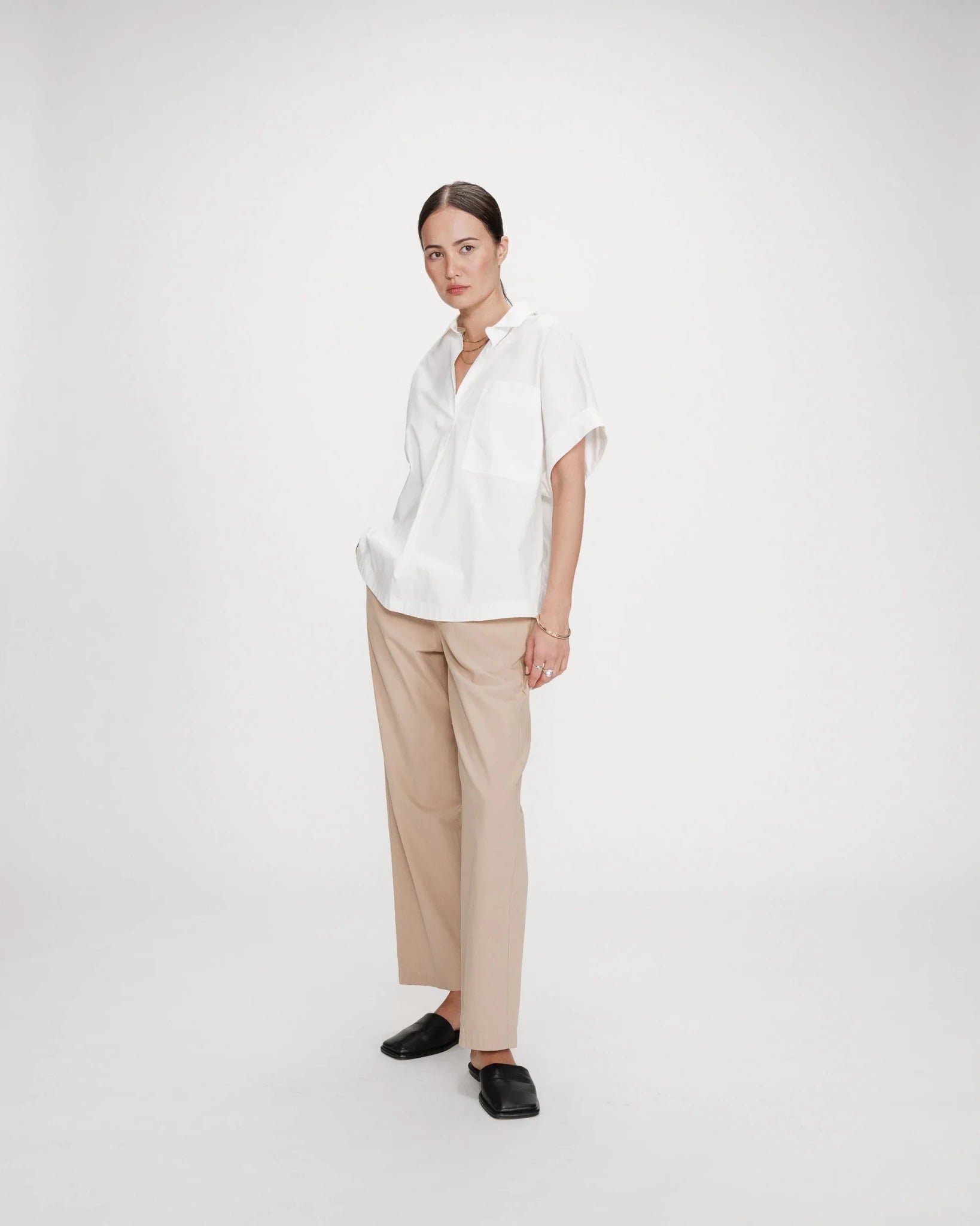 picture of Grace & Mila Versigny Shirt - Ivory - Number Two - womens - fashion - clothing - Grace & Mila 3