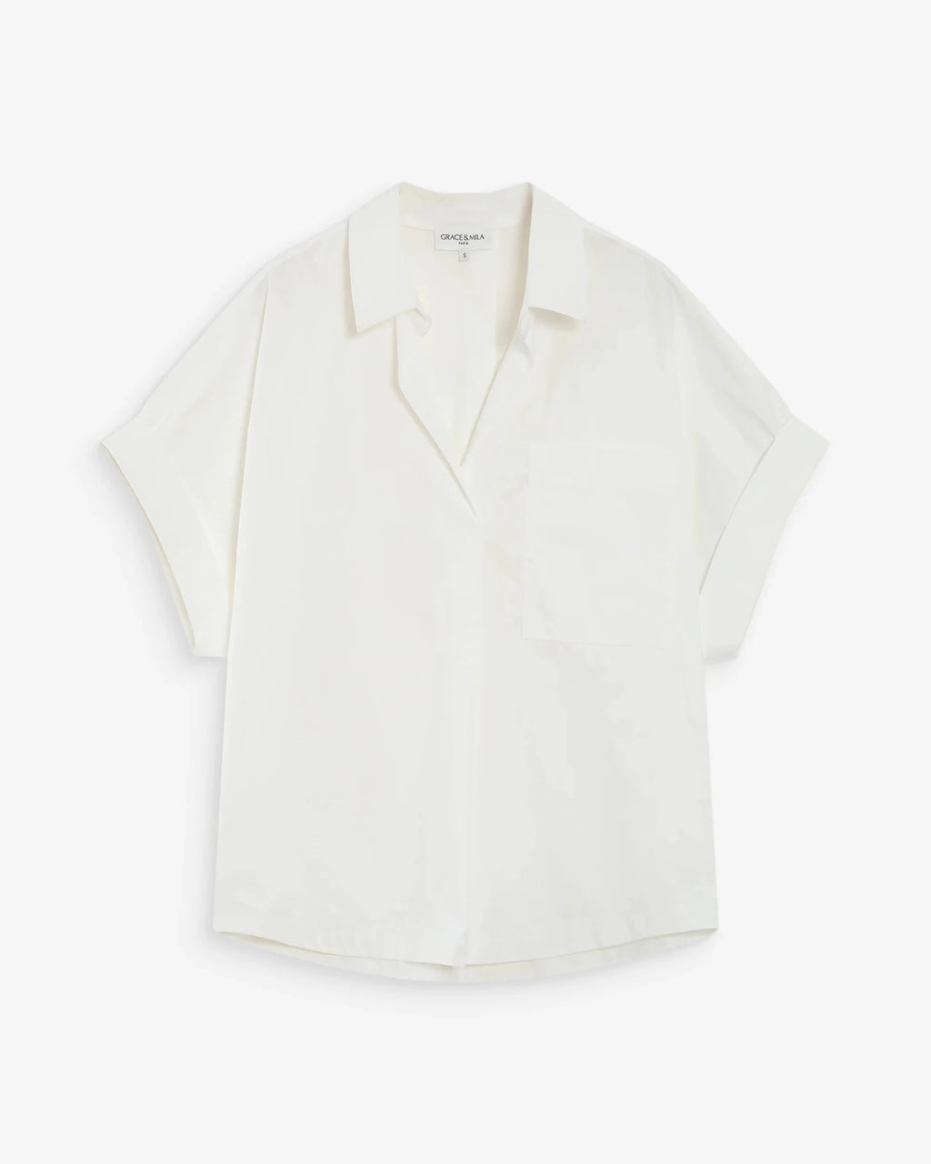 picture of Grace & Mila Versigny Shirt - Ivory - Number Two - womens - fashion - clothing - Grace & Mila 6