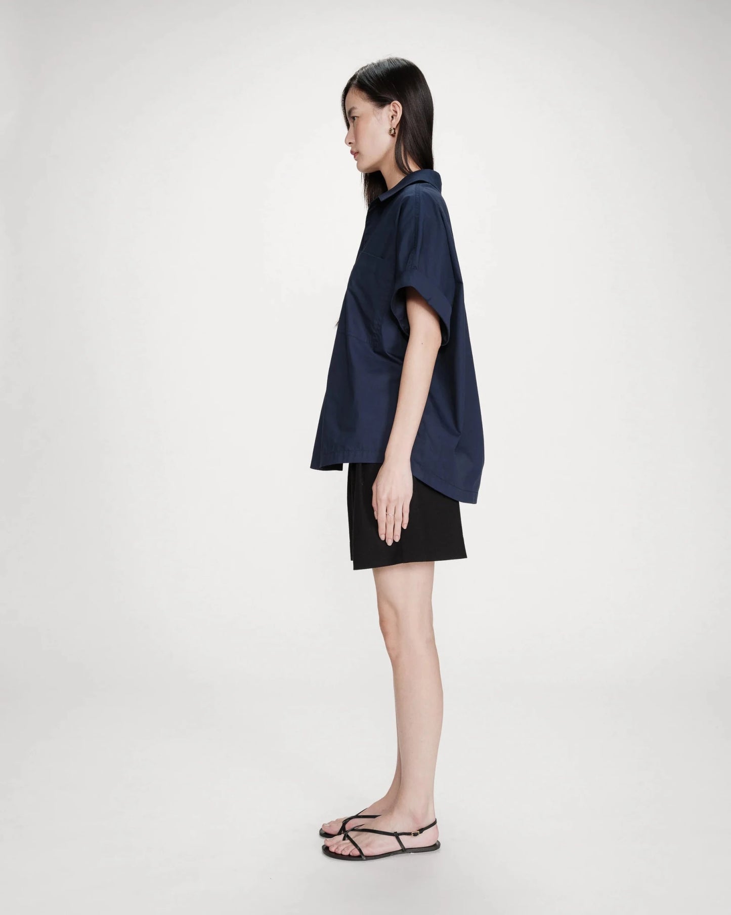 picture of Grace & Mila Versigny Shirt - Marine - Number Two - womens - fashion - clothing - Grace & Mila 3