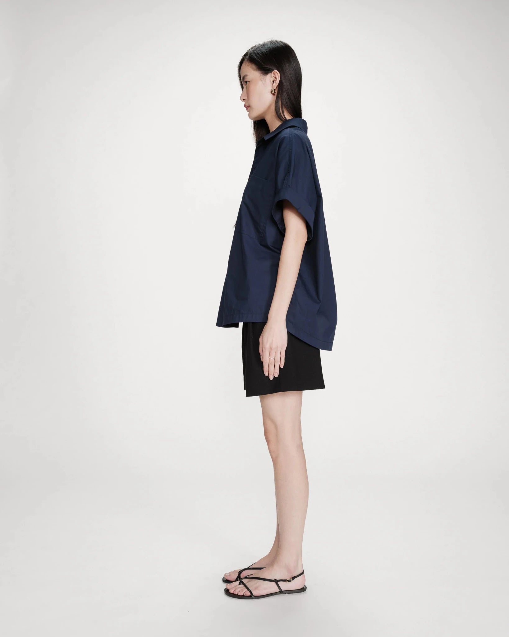 picture of Grace & Mila Versigny Shirt - Marine - Number Two - womens - fashion - clothing - Grace & Mila 3